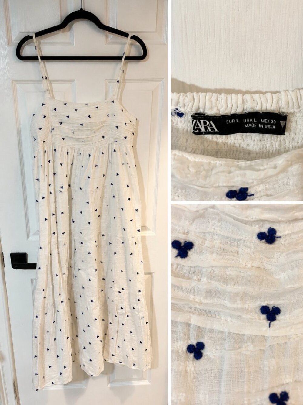 Zara white summer dress